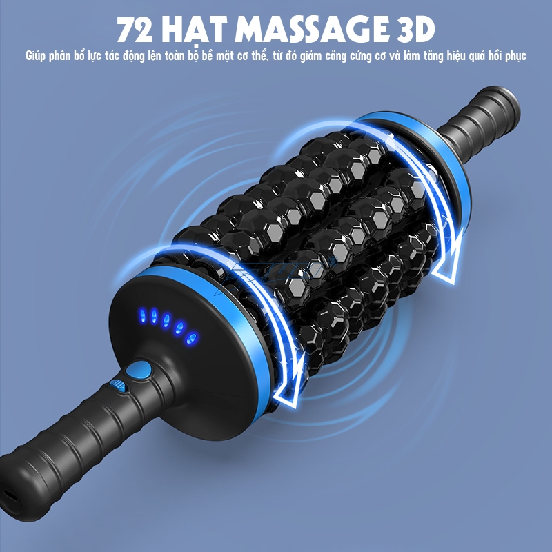 Con lăn massage thư giãn 72 hạt massage Puli PL-699DC