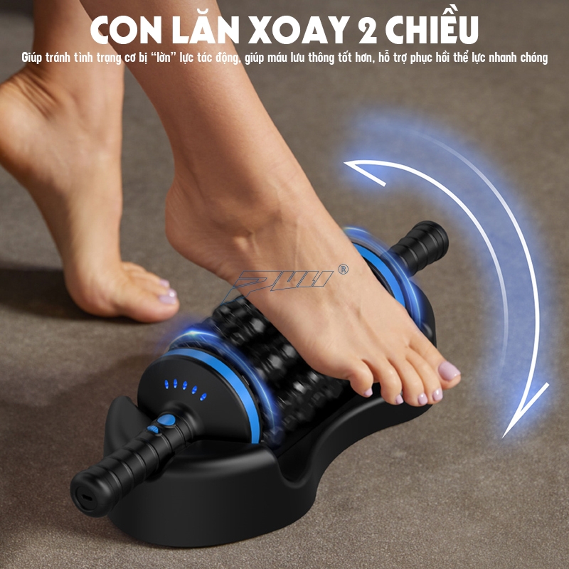 Con lăn massage thư giãn con lăn xoay 2 chiều Puli PL-699DC