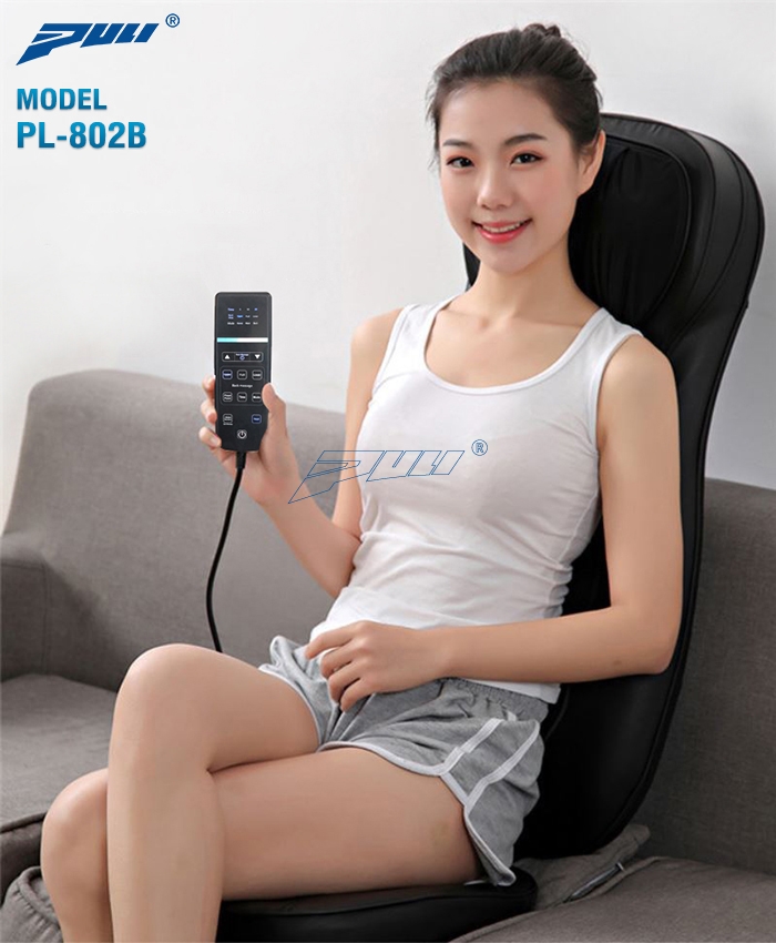 Ghế đệm massage Puli PL-802B chất liệu cao cấp