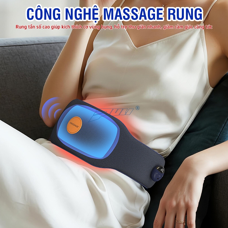 C&ocirc;ng nghệ rung của Đai massage bụng Pli PL-518
