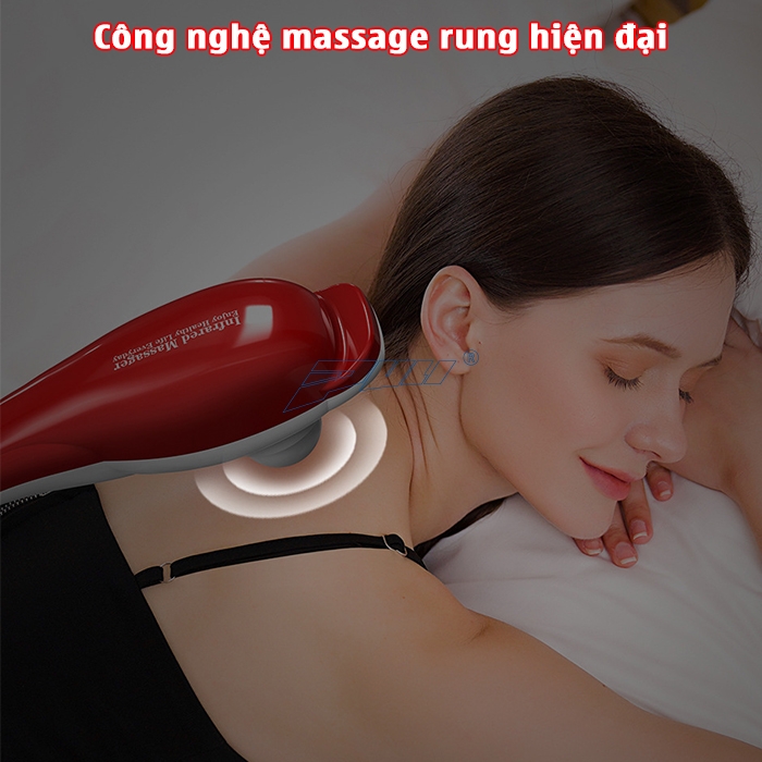 máy massage cầm tay cá heo với nhiều cường độ Puli PL-606