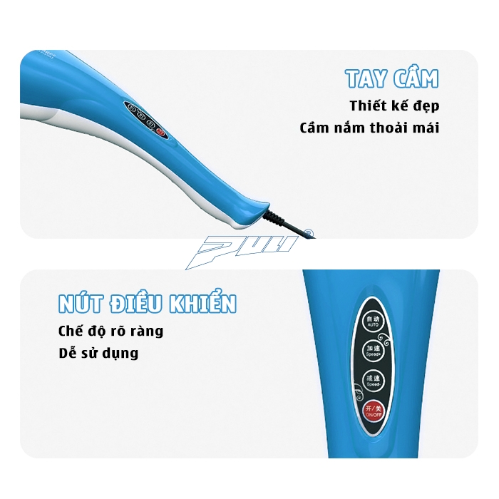 máy massage cầm tay cá heo Puli PL-606B