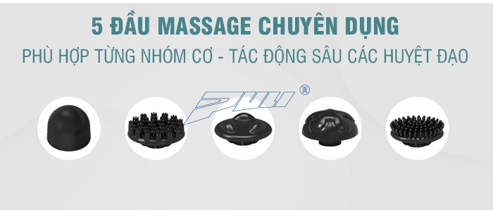 Massage Puli PL-620DC có nhiều chế độ massage khác nhau