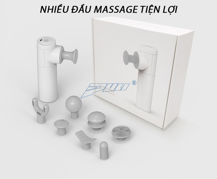 Súng massage cầm tay 7 đầu Puli PL-657