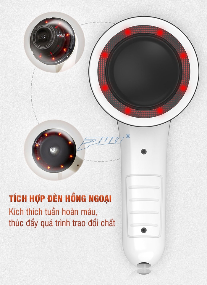 Máy massage cầm tay pin sạc Puli PL-665DC