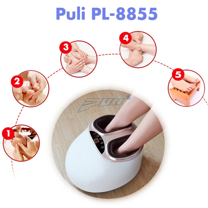 Kỹ thuật mát xa đa dạng với máy massage Puli PL-8855