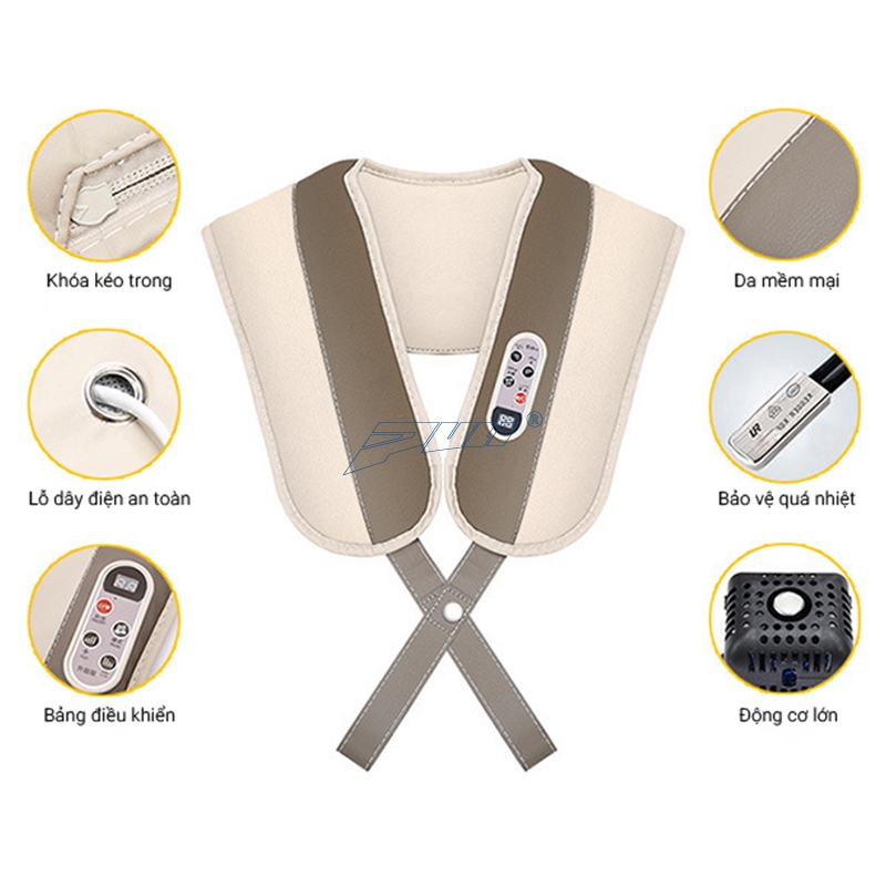 M&aacute;y massage cổ vai g&aacute;y Puli W-808