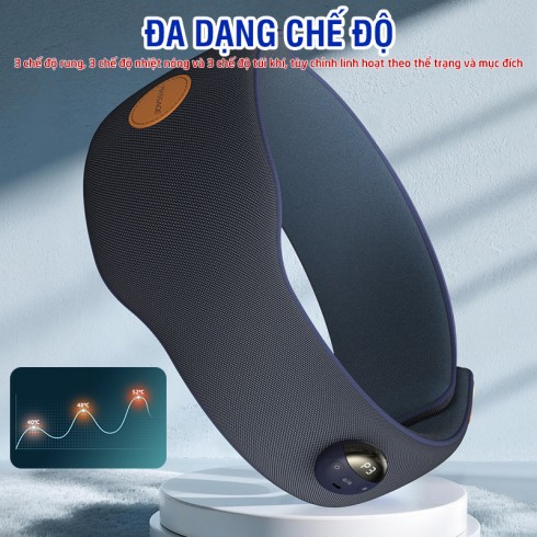 Đai massage bụng rung nóng kết hợp túi khí Puli PL-518 