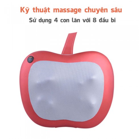 Gối (đệm) massage lưng hồng ngoại 8 bi Puli PL-811 - Sử dụng trên ô tô