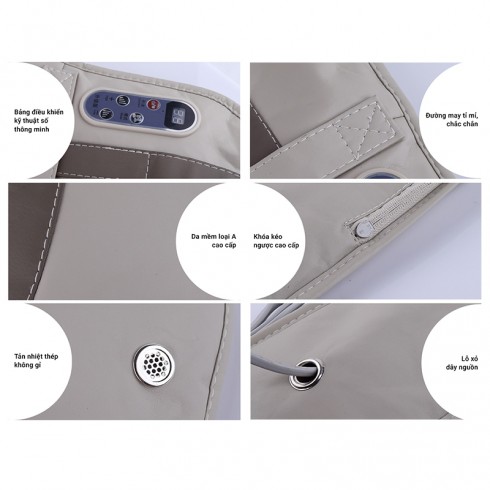 Đai quàng massage đấm bóp cổ vai gáy Neck Massager Puli W-808