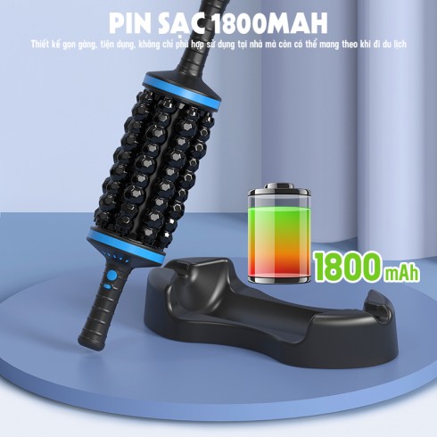 Con lăn massage toàn thân Puli PL-699DC - Massage chân, cổ vai gáy, lưng, chân tay