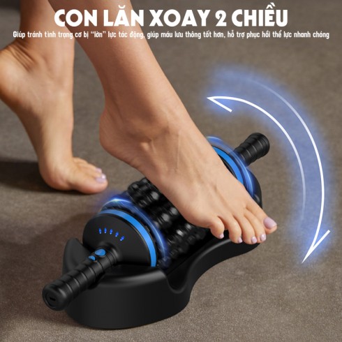 Con lăn massage toàn thân Puli PL-699DC - Massage chân, cổ vai gáy, lưng, chân tay