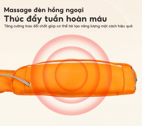Máy massage bụng giảm mỡ Hàn Quốc Puli PL-906 - Rung và Nóng
