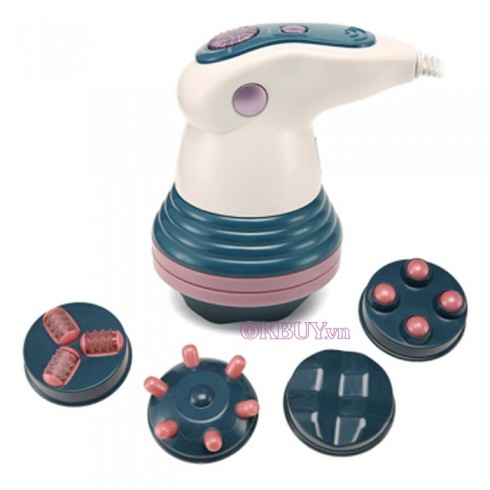 Máy massage bụng cầm tay hồng ngoại Puli PL-605 - 4 đầu