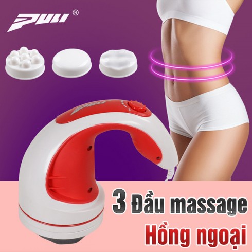 Máy massage cầm tay hồng ngoại Puli PL-601 - 3 đầu