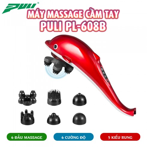 Máy massage cầm tay các heo 6 đầu Puli PL-608B