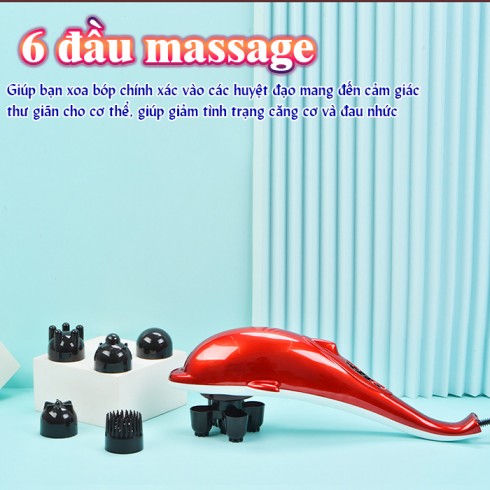 Máy massage cầm tay các heo 6 đầu PL-608B