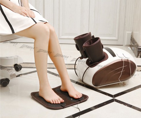 Máy massage chân đa năng cao cấp Puli PL-8888 - Xoa bóp túi khí và kích thích xung điện