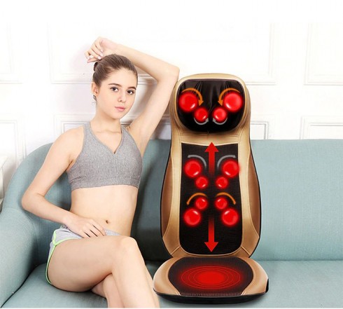 Video Review ghế đệm massage hồng ngoại toàn thân Puli PL-802B dùng được tại nhà và ô tô